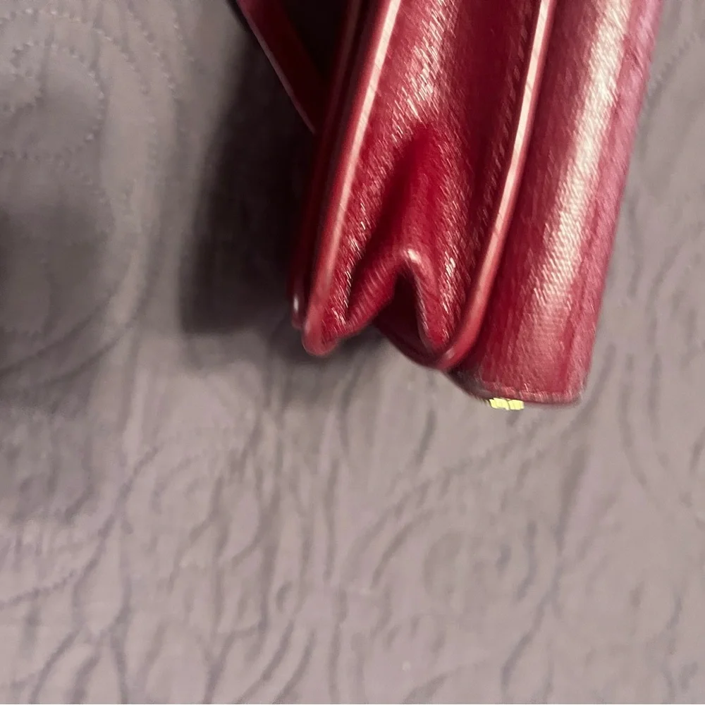 FURLA Riva/shoulder bag/leather/RED/solid color - Picture 6 of 9